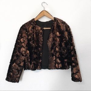 H&M Copper Foiled Jacket